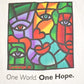 Vintage 1994 One World One Hope Art T-Shirt Men's L from propervintagecanada