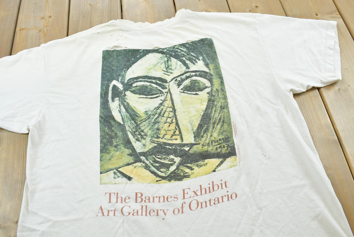 Vintage 1994 Picasso AGO Art Gallery Ontario Graphic T Shirt Mens XL from propervintagecanada