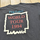 Vintage 1994 Pink Floyd Division Bell World Tour Graphic Band T-Shirt Mens XL from propervintagecanada