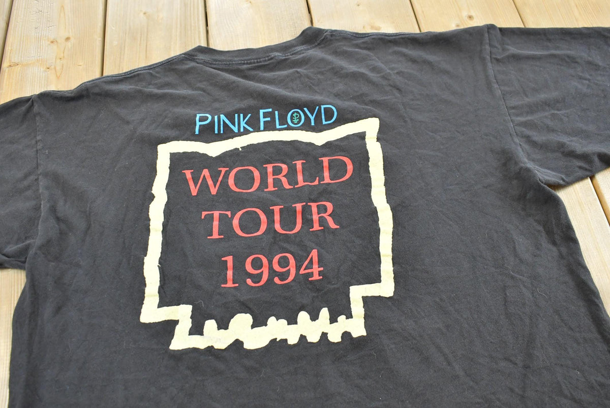 Vintage 1994 Pink Floyd Division Bell World Tour Graphic Band T-Shirt Mens XL from propervintagecanada