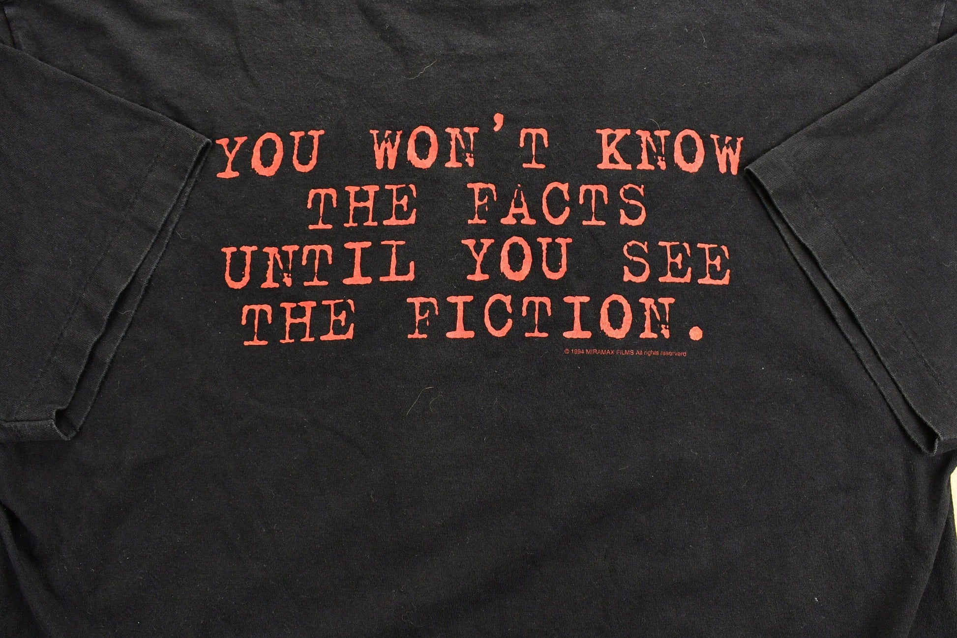Vintage 1994 Pulp Fiction Movie Promo T-shirt Men's Large from propervintagecanada