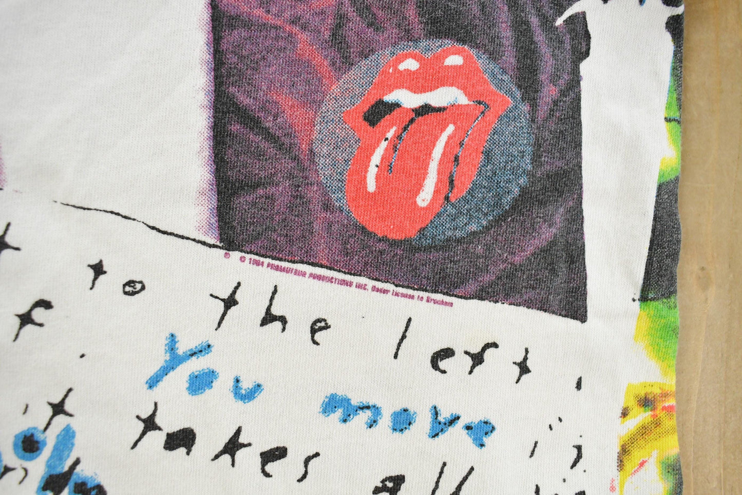 Vintage 1994 Rolling Stones Some Girls Tour All Over Print T-Shirt Men's XL from propervintagecanada