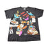 Vintage 1994 The Flintstones Cartoon All Over Print AOP Graphic T-Shirt Men&
