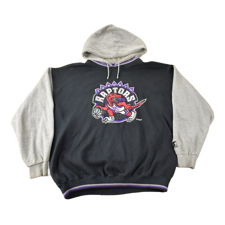 Vintage 1994 Toronto Raptors NBA Embroidered Starter Hoodie Men's XL from propervintagecanada