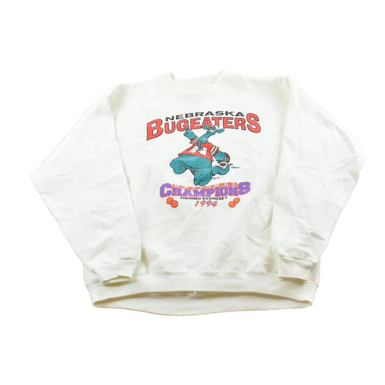 Vintage 1994 University of Nebraska Bugeaters Crewneck Sweatshirt Men's L from propervintagecanada