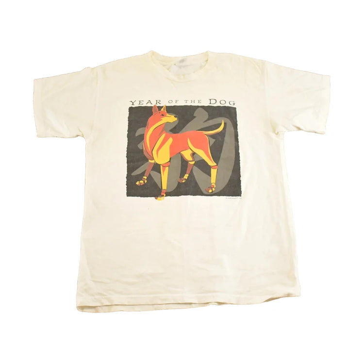 Vintage 1994 Year Of The Dog Souvenir Astrological T-Shirt Mens M from propervintagecanada