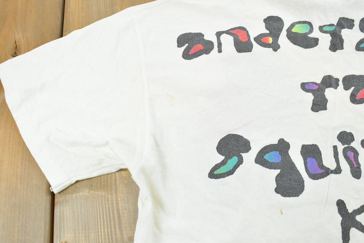 Vintage 1994 Yes Peter Max Art Graphic Rock T-Shirt Mens M from propervintagecanada