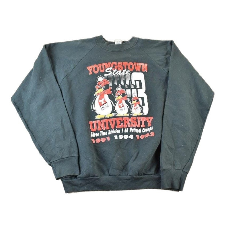 Vintage 1994 Youngstown State Ohio University Crewneck Men's XL from propervintagecanada