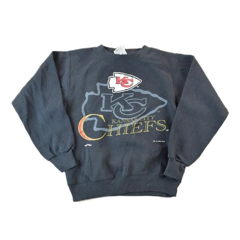 Vintage 1994 Youth Kansas City Chiefs NFL Crewneck Sweatshirt Youth M from propervintagecanada