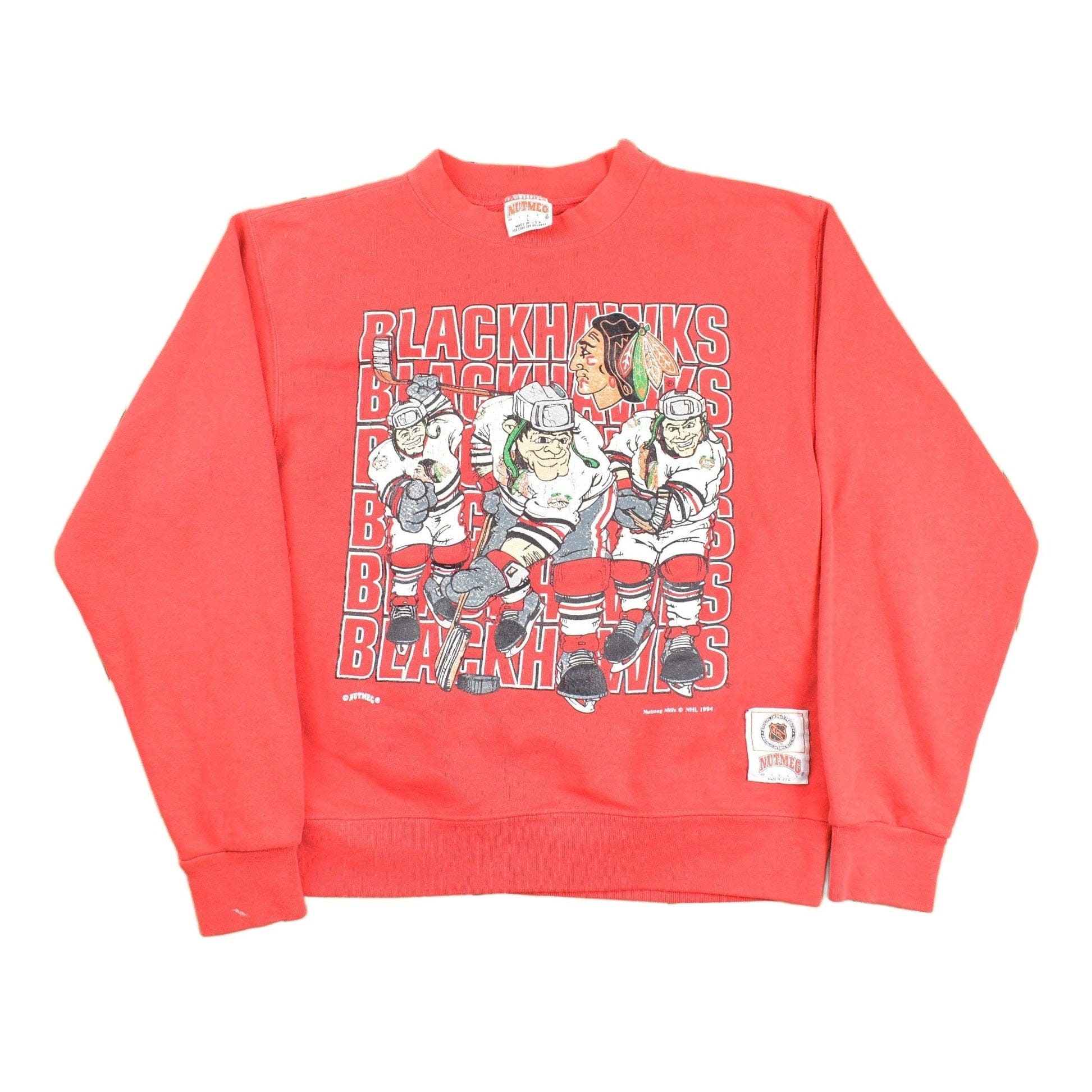 Vintage 1994s Chicago Blackhawks NHL Crewneck Sweatshirt Men's Small from propervintagecanada
