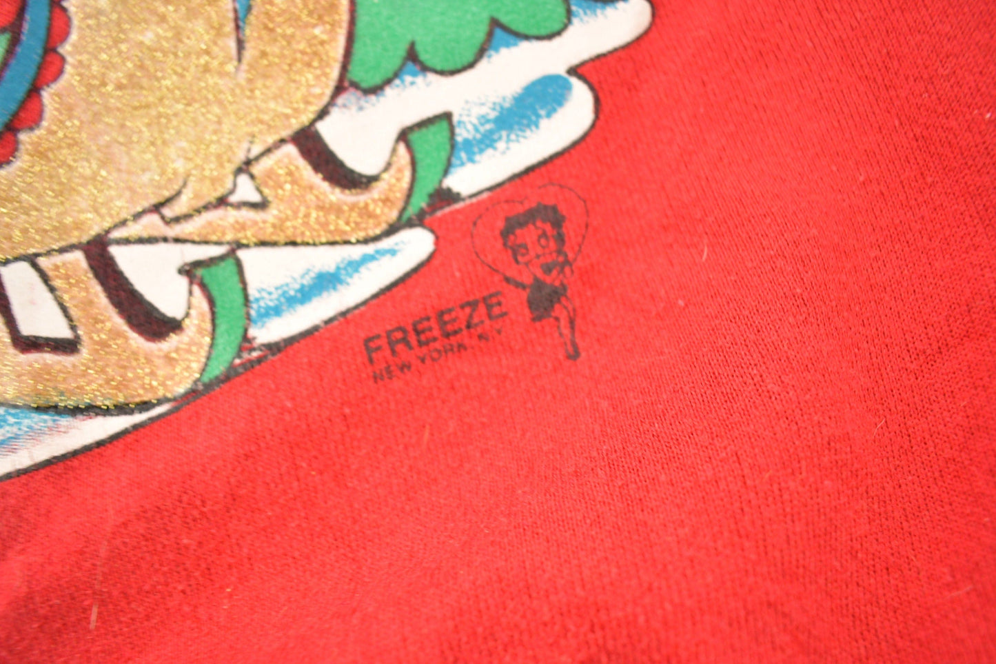 Vintage 1995 Betty Boop Christmas Theme Crewneck Men's Large from propervintagecanada