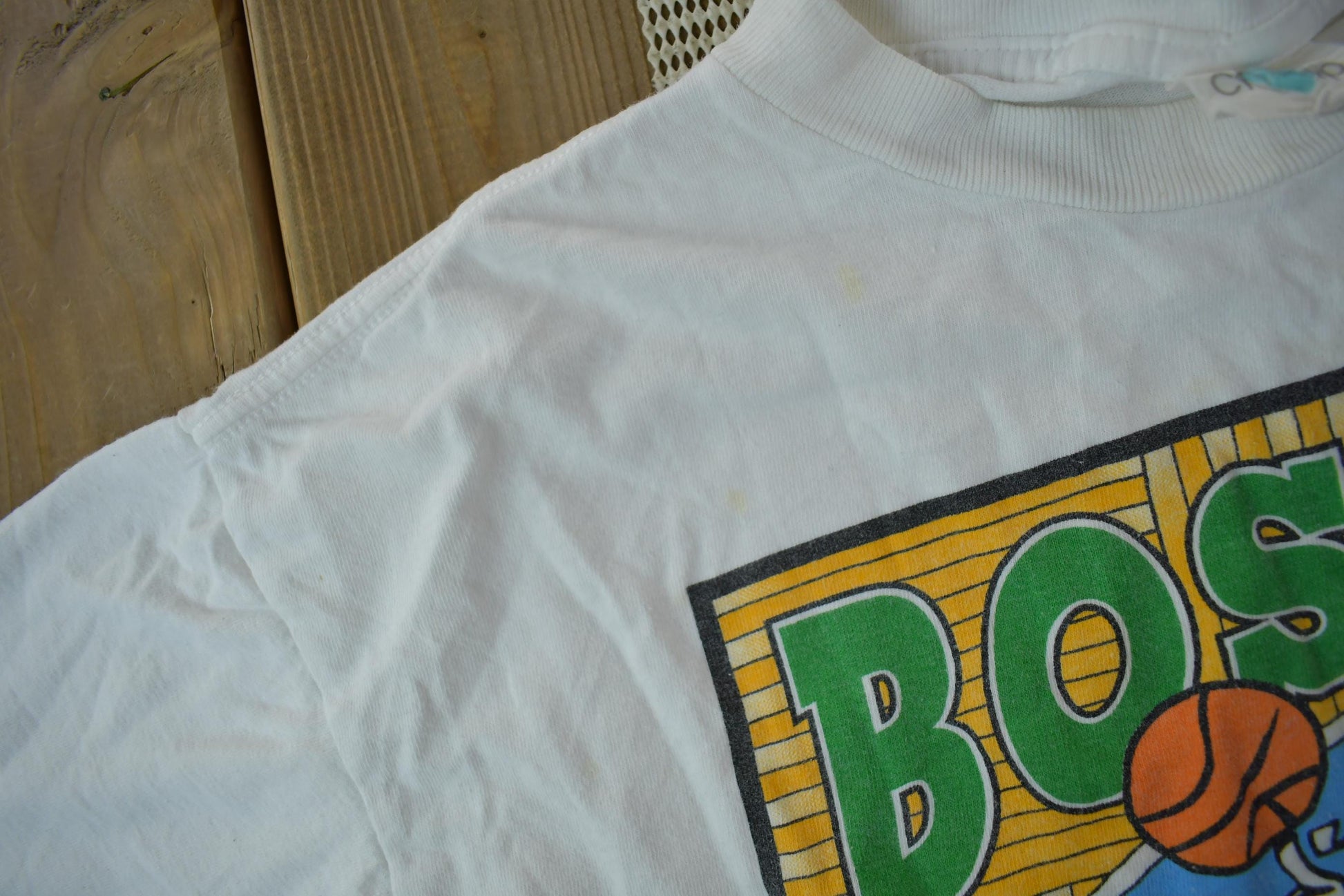 Vintage 1995 Boston Celtics Boston Garden NBA Basketball Graphic T-Shirt / Made In USA / Size XL / Celtics Tee from propervintagecanada