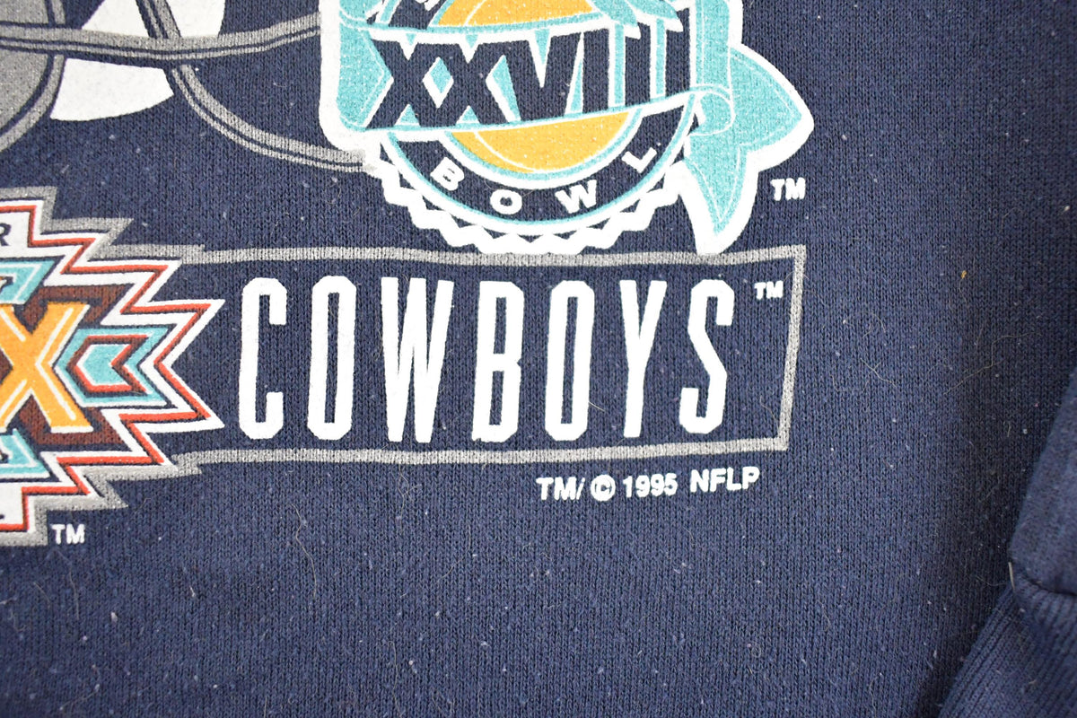 Vintage 1995 Dallas Cowboys Super Bowl Champions Crewneck Sweatshirt Men's XL from propervintagecanada