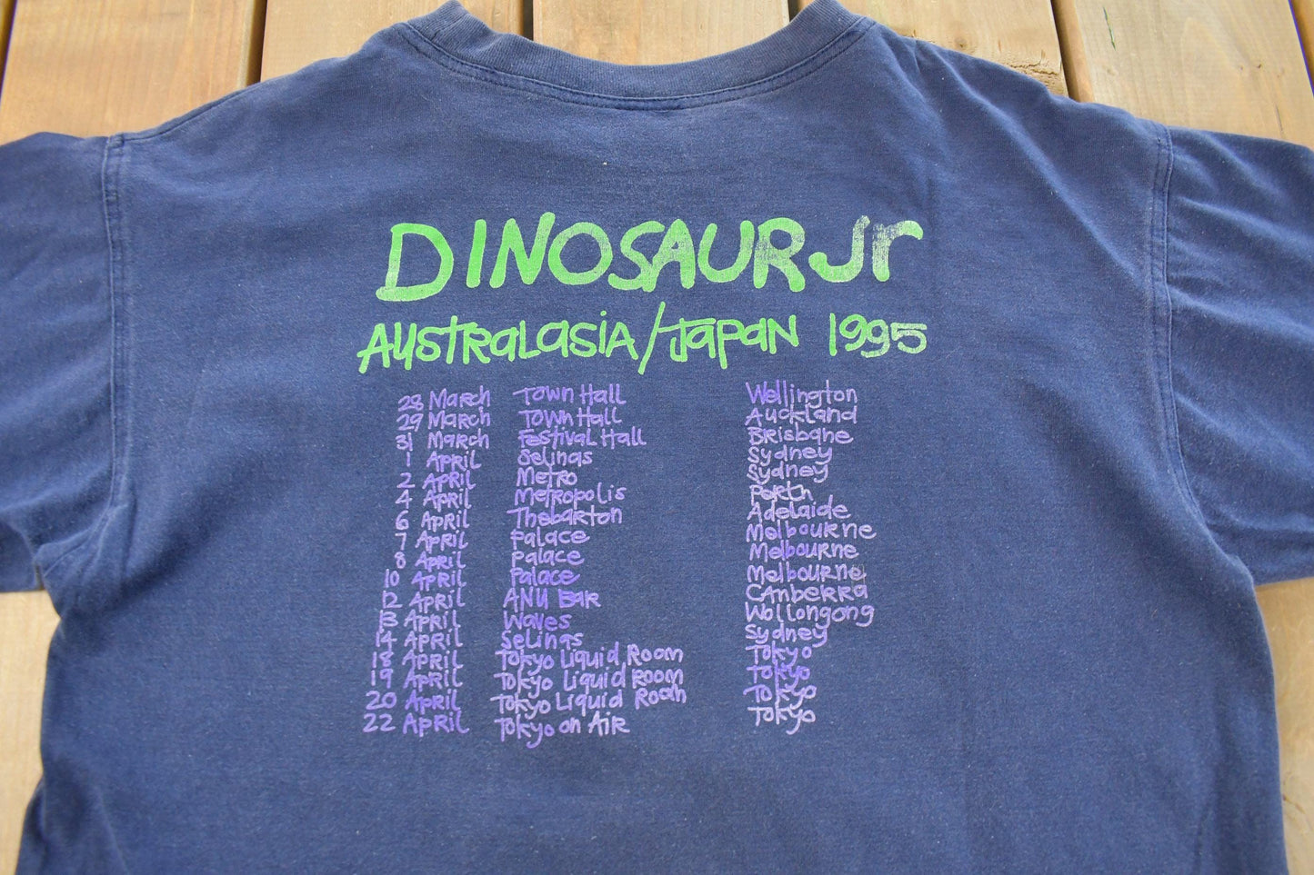 Vintage 1995 Dinosaur Jr Feel The Pain Australasia Japan Tour T-Shirt Men's Large from propervintagecanada