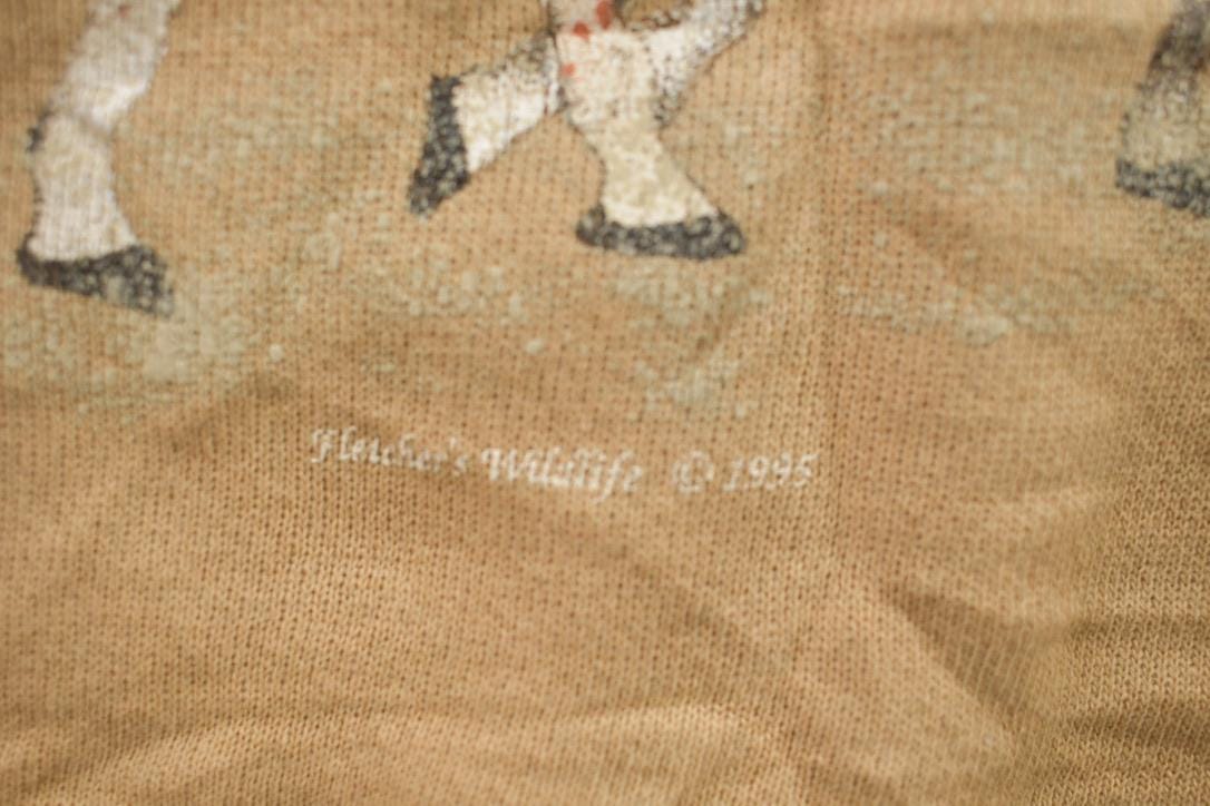 Vintage 1995 Giraffe Graphic Crewneck Sweatshirt Men's XL from propervintagecanada