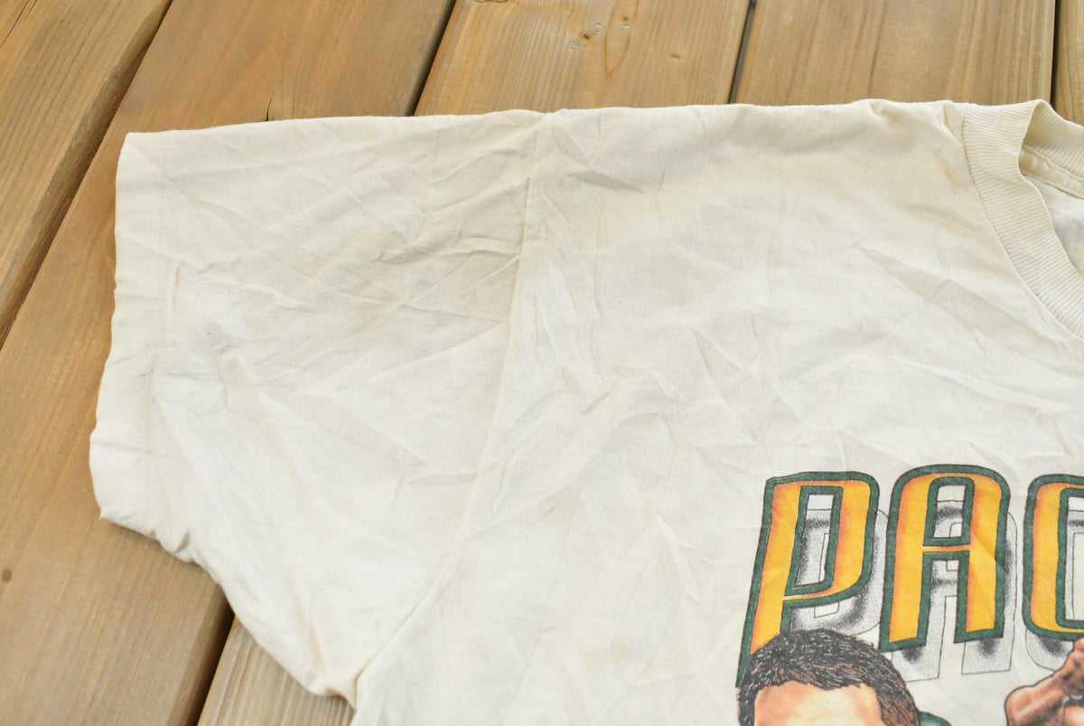 Vintage 1995 Green Bay Packers Caricature NFL T-Shirt Mens XL from propervintagecanada
