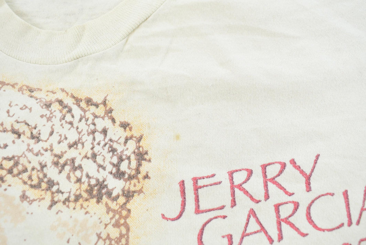 Vintage 1995 Jerry Garcia RIP All Over Print Graphic T-Shirt Mens XL from propervintagecanada