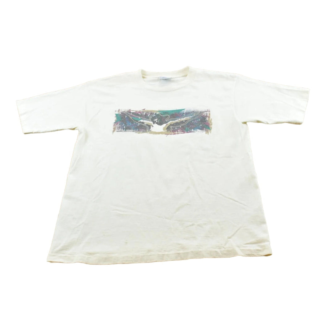 Vintage 1995 Jesus Sacrifice T-Shirt Men's L / Christian / Christianity / Made in USA / 90s Streetwear / God Bible Verse / Single Stitch from propervintagecanada
