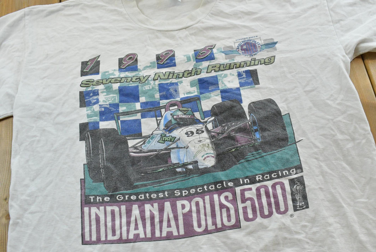 Vintage 1995 Logo 7 Indianapolis 500 Cropped T-Shirt from propervintagecanada