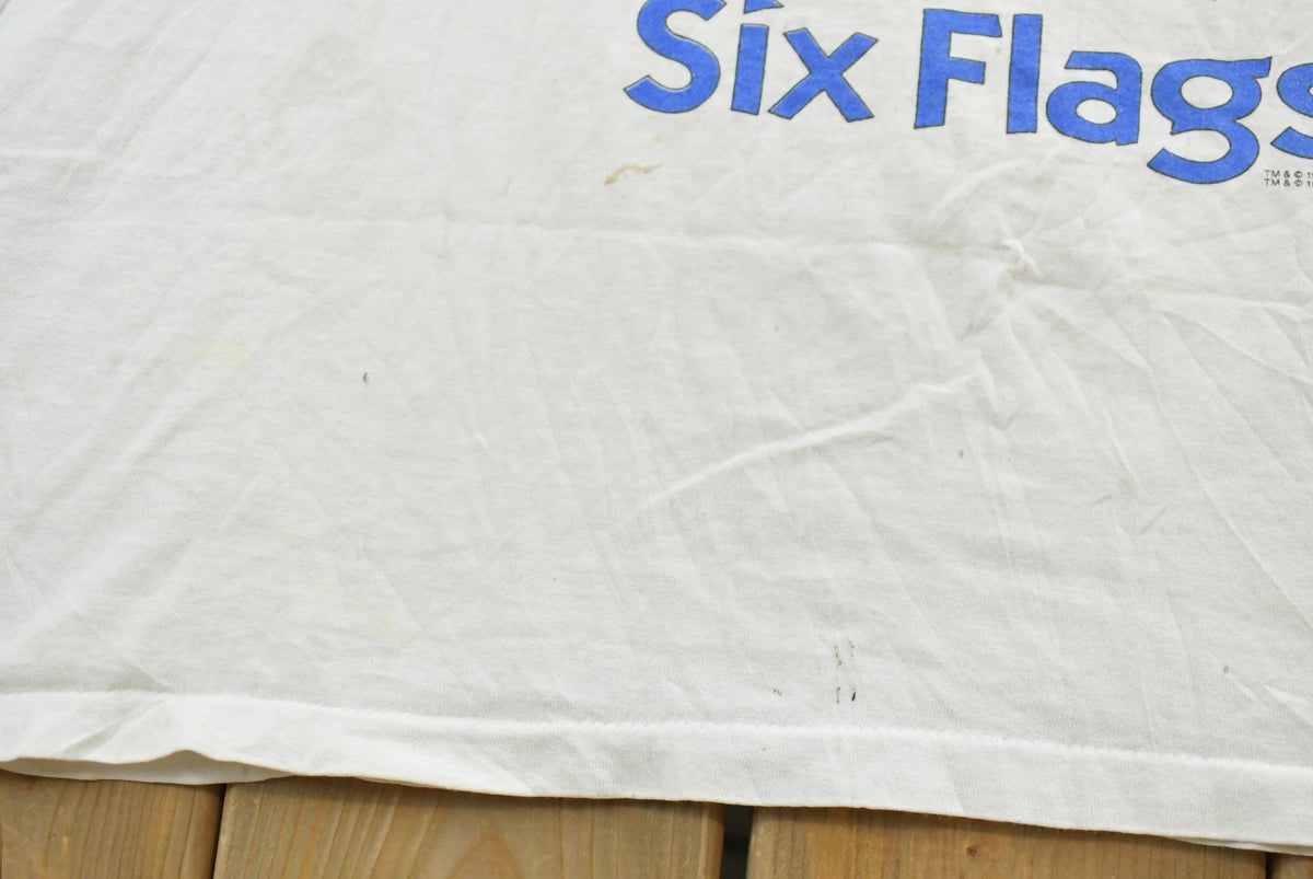 Vintage 1995 Looney Tunes Six Flags Graphic T Shirt Mens 2XL from propervintagecanada