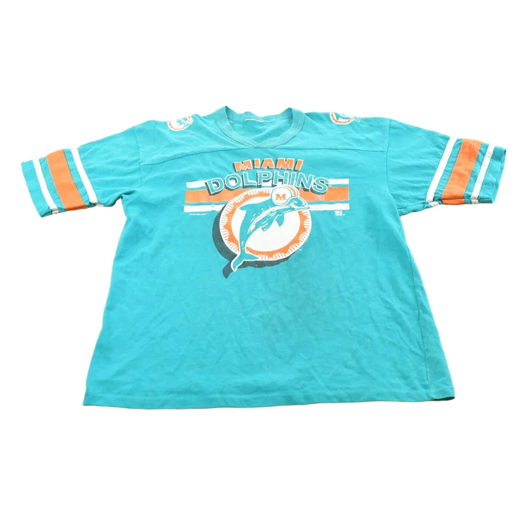 Vintage 1995 Miami Dolphins NFL Football T-Shirt Mens M from propervintagecanada