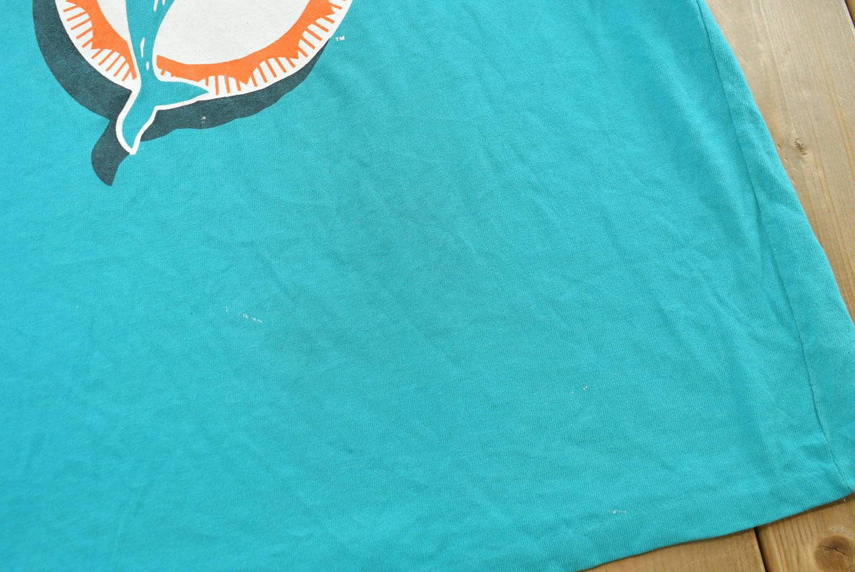 Vintage 1995 Miami Dolphins NFL Football T-Shirt Mens M from propervintagecanada