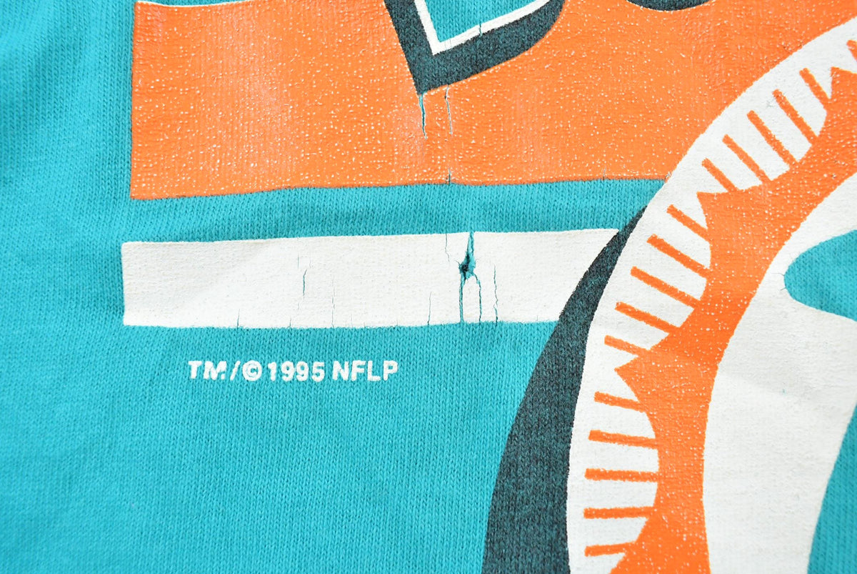 Vintage 1995 Miami Dolphins NFL Football T-Shirt Mens M from propervintagecanada