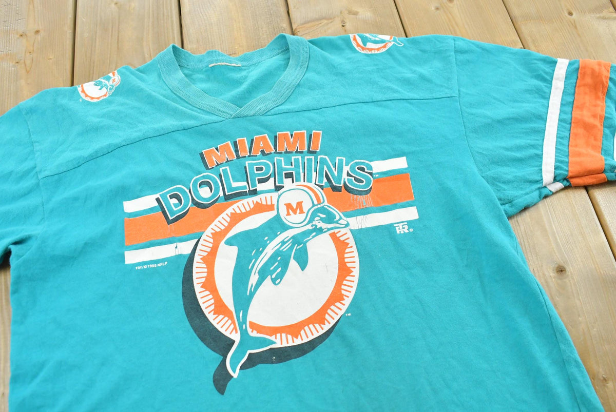 Vintage 1995 Miami Dolphins NFL Football T-Shirt Mens M from propervintagecanada