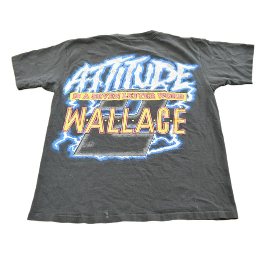 Vintage 1995 Nascar Rusty Wallace Miller Genuine Draft Fear Attitude Racing T-Shirt Men's Men's Medium from propervintagecanada