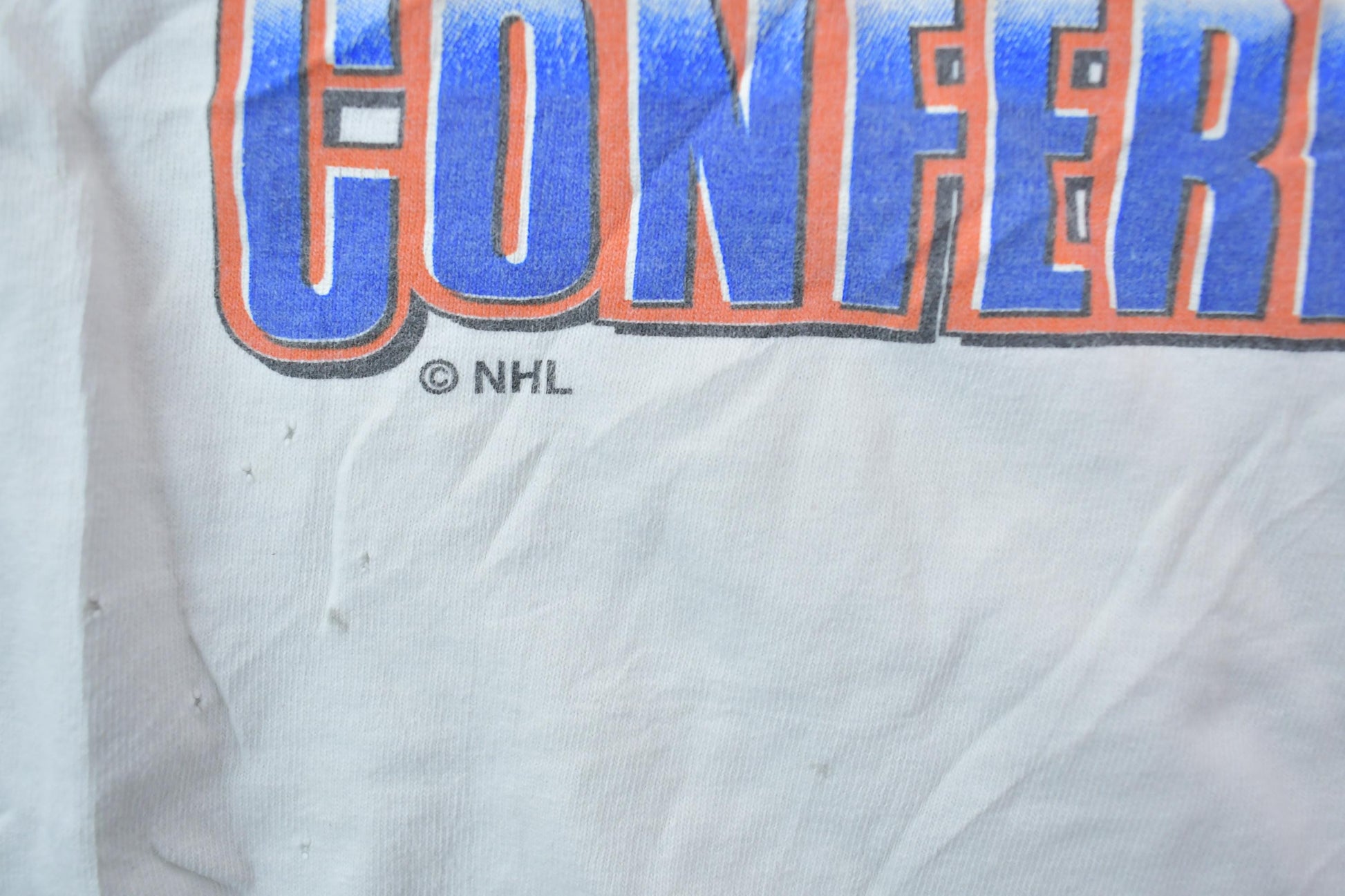 Vintage 1995 NHL Playoffs Eastern Conference Graphic T-Shirt Men's XL from propervintagecanada