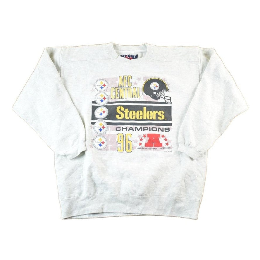 Vintage 1995 Pittsburgh Steelers NFL AFC Crewneck Sweatshirt Mens L