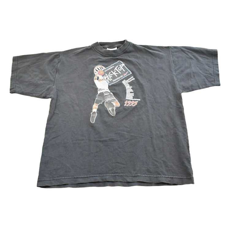 Vintage 1995 Reebok Blacktop France Tour Graphic T-Shirt Mens M from propervintagecanada