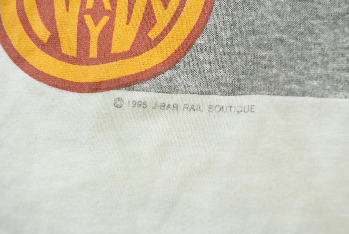 Vintage 1995 Steam Train Single Stitch T-Shirt Mens L from propervintagecanada