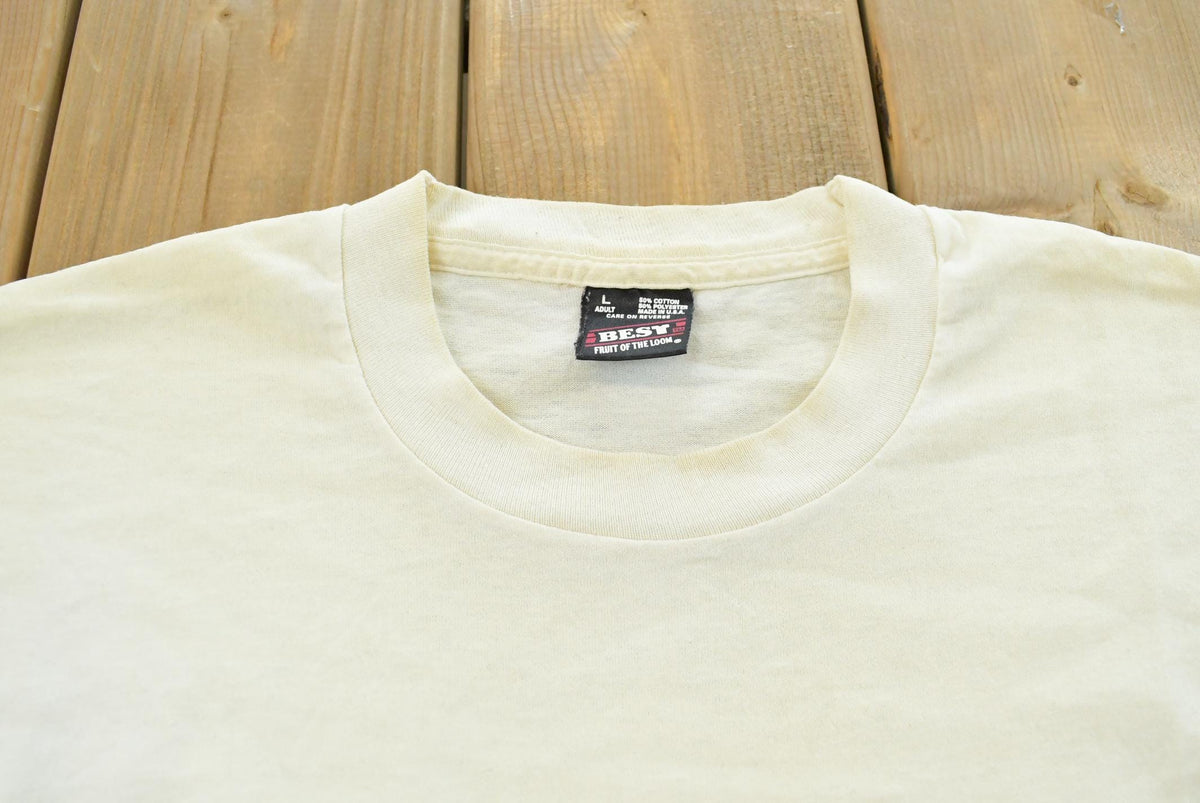 Vintage 1995 Steam Train Single Stitch T-Shirt Mens L from propervintagecanada
