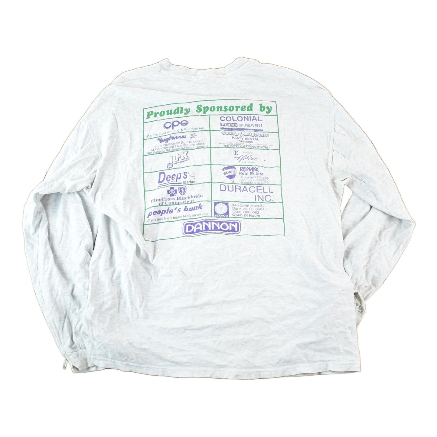 Vintage 1995 The News Times Running Crewneck Sweatshirt Mens L from propervintagecanada
