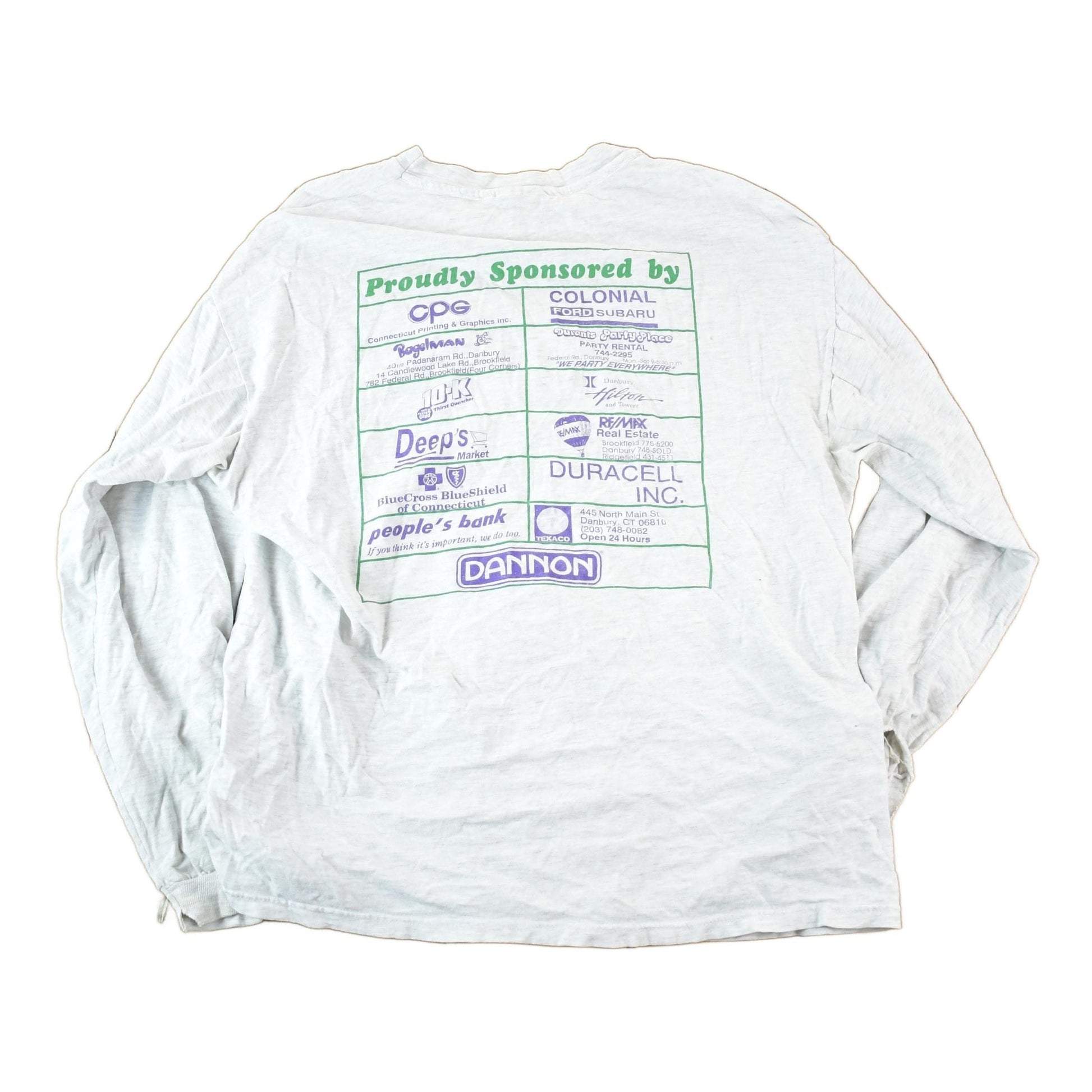 Vintage 1995 The News Times Running Crewneck Sweatshirt Mens L from propervintagecanada