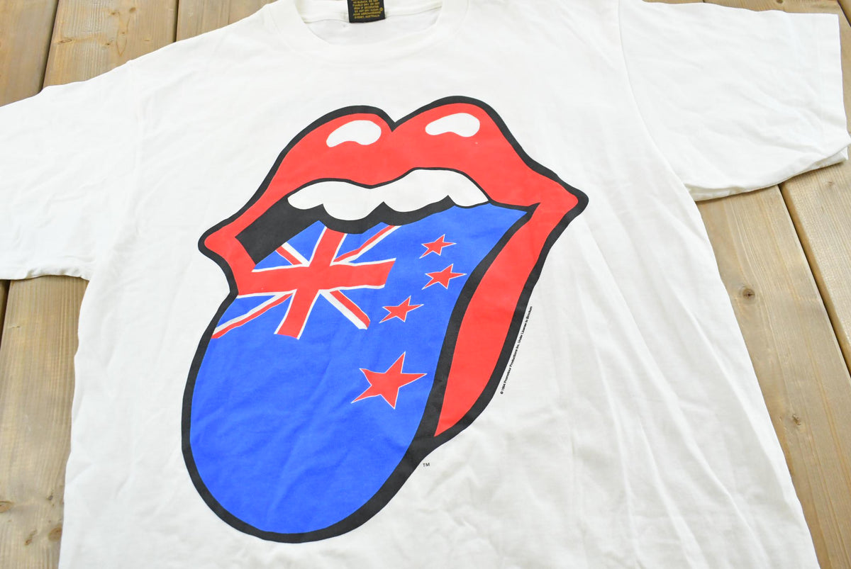 Vintage 1995 The Rolling Stones Voodoo Lounge AUS Tour T-Shirt Men's Large from propervintagecanada