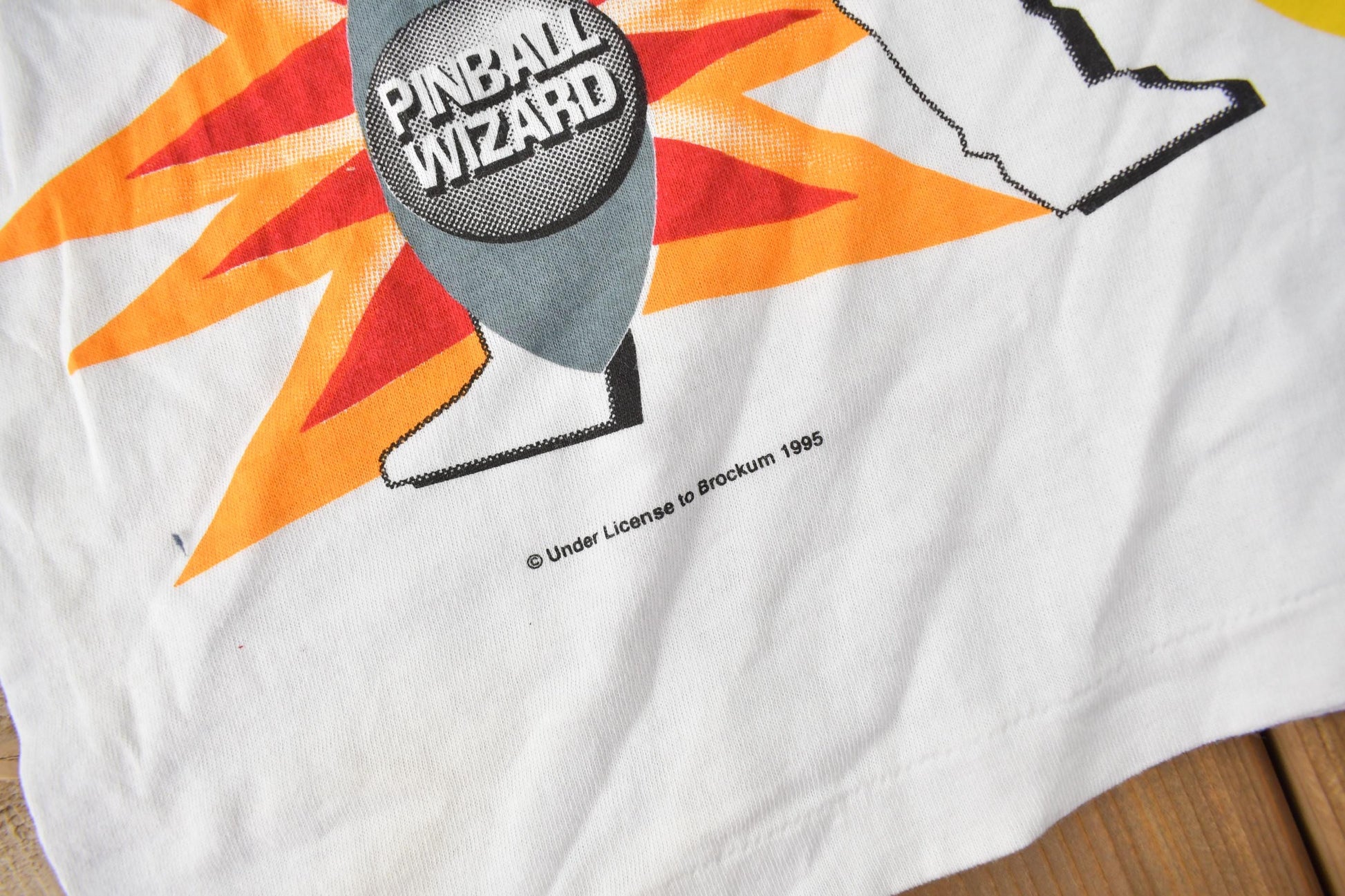 Vintage 1995 The Who Tommy Pinball Wizard AOP Graphic Single Stitch Band Tee Men's Large from propervintagecanada