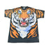 Vintage 1995 Tiger Theme All Over Print Liquid Blue Double Sided Graphic T-Shirt from propervintagecanada