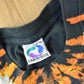 Vintage 1995 Tiger Theme All Over Print Liquid Blue Double Sided Graphic T-Shirt from propervintagecanada