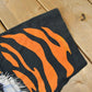 Vintage 1995 Tiger Theme All Over Print Liquid Blue Double Sided Graphic T-Shirt from propervintagecanada
