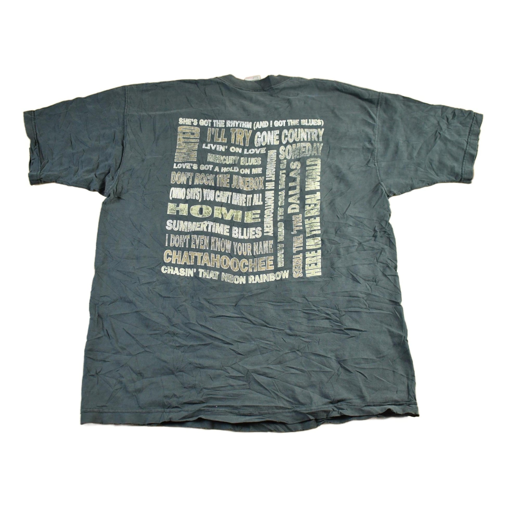 Vintage 1996 Alan Jackson Country Music Tour Graphic Band T-Shirt Men's XL from propervintagecanada