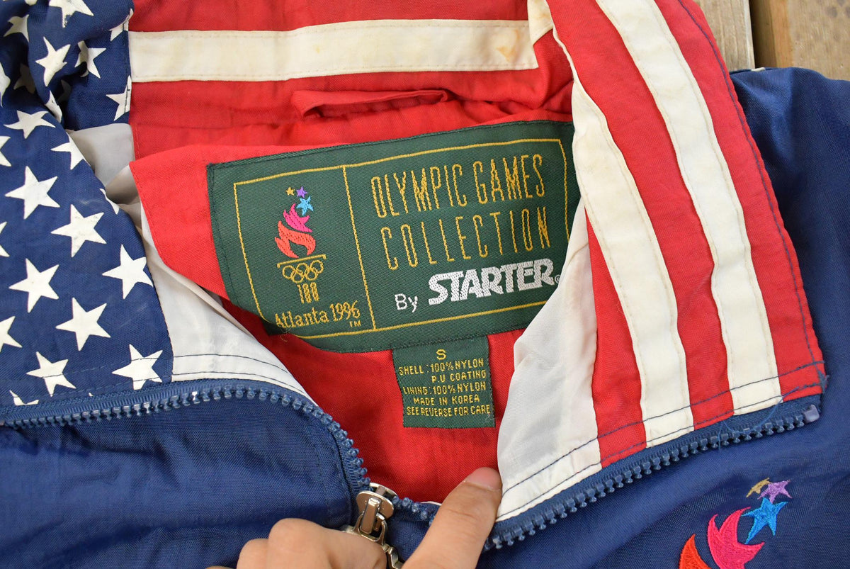 Vintage 1996 Atlanta Olympics Games Starter Windbreaker Jacket Men's S from propervintagecanada