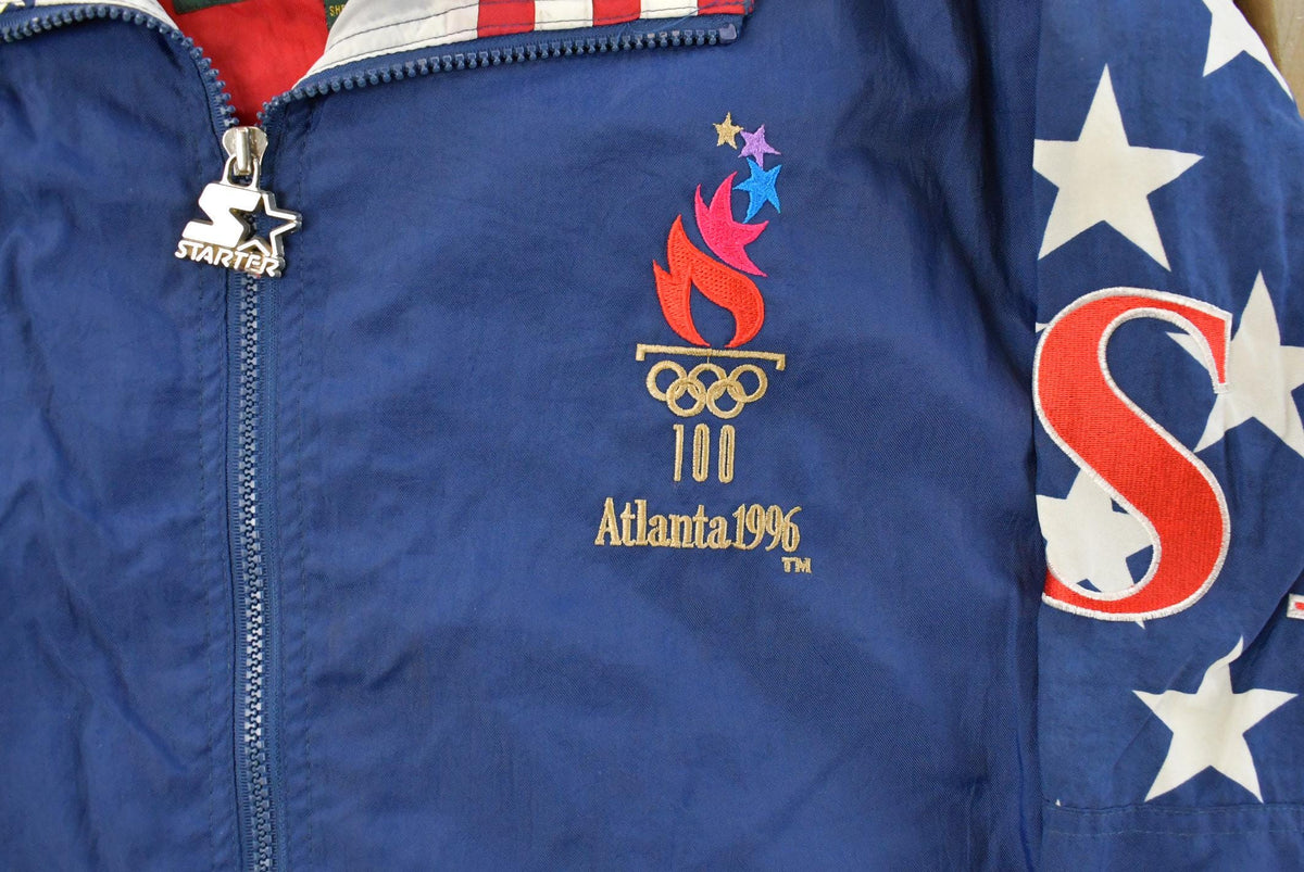 Vintage 1996 Atlanta Olympics Games Starter Windbreaker Jacket Men's S from propervintagecanada