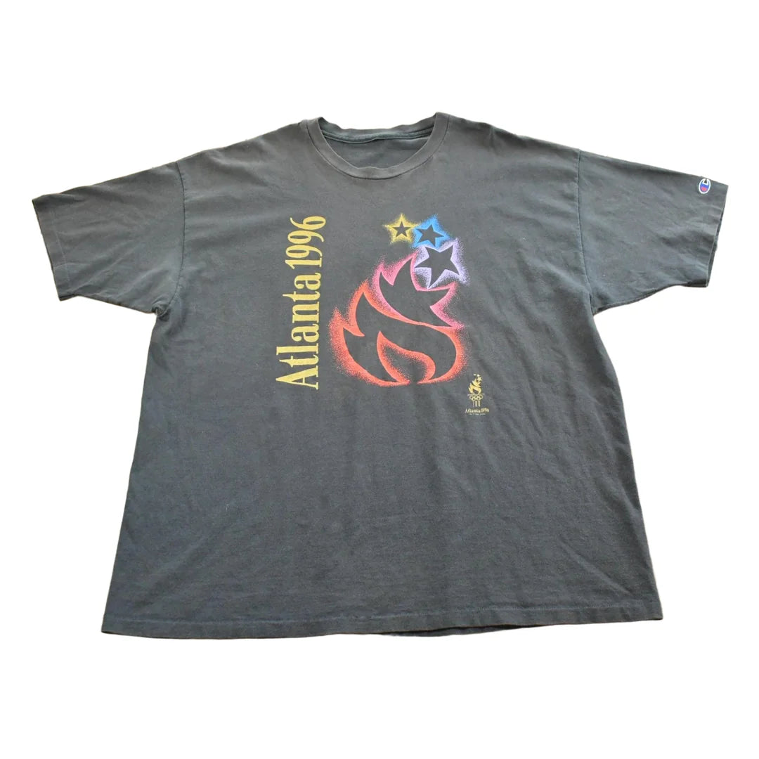 Vintage 1996 Atlanta Olympics Graphic T-Shirt Mens 2XL from propervintagecanada