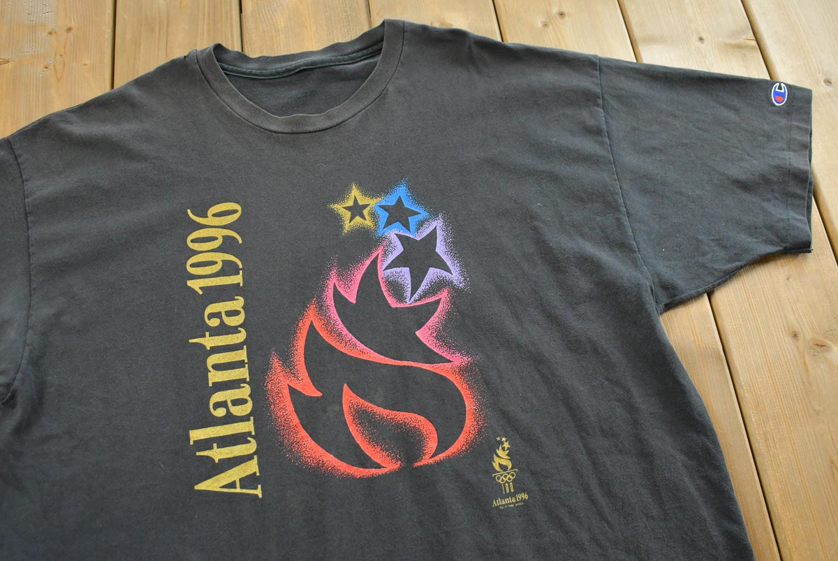Vintage 1996 Atlanta Olympics Graphic T-Shirt Mens 2XL from propervintagecanada