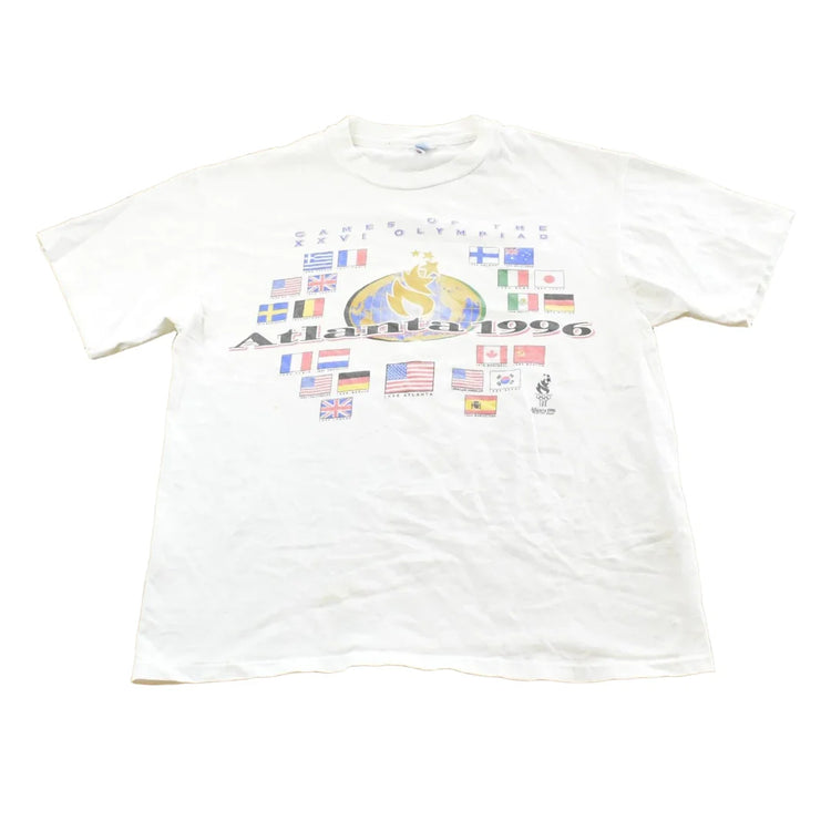 Vintage 1996 Atlanta Olympics Graphic T-Shirt Mens M from propervintagecanada