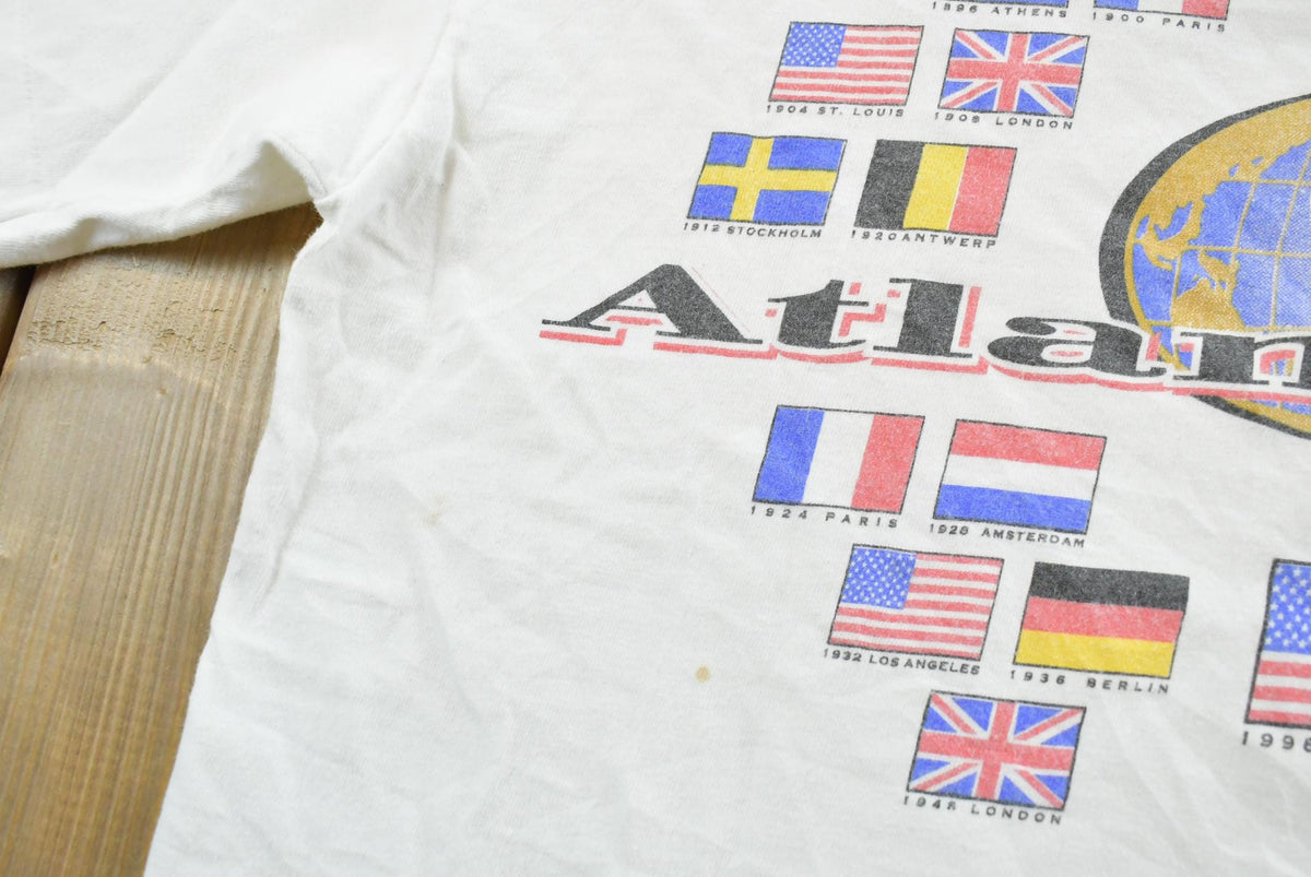 Vintage 1996 Atlanta Olympics Graphic T-Shirt Mens M from propervintagecanada