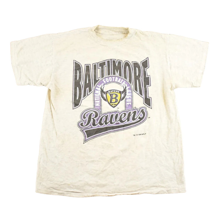 Vintage 1996 Baltimore Ravens NFL T Shirt Men's M from propervintagecanada
