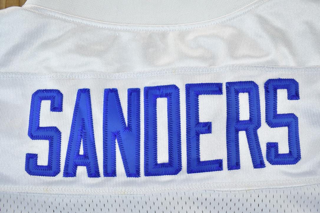 Vintage 1996 Barry Sanders Mitchell And Ness Throwback NFL Embroidered Jersey Men's 2XL